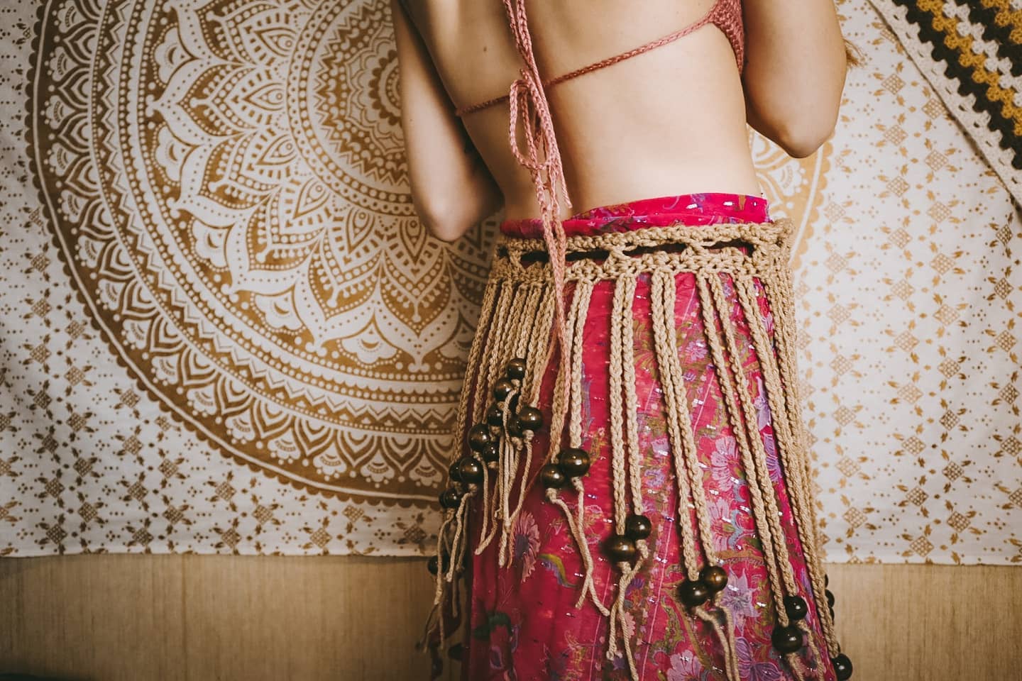 beaded belt