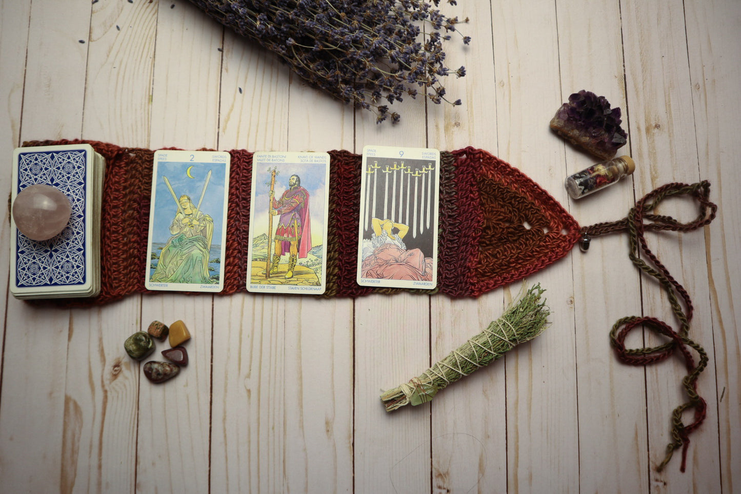 tarot card wrap pouch