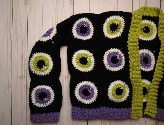 "all eyes on me" cardigan