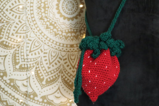 strawberry purse