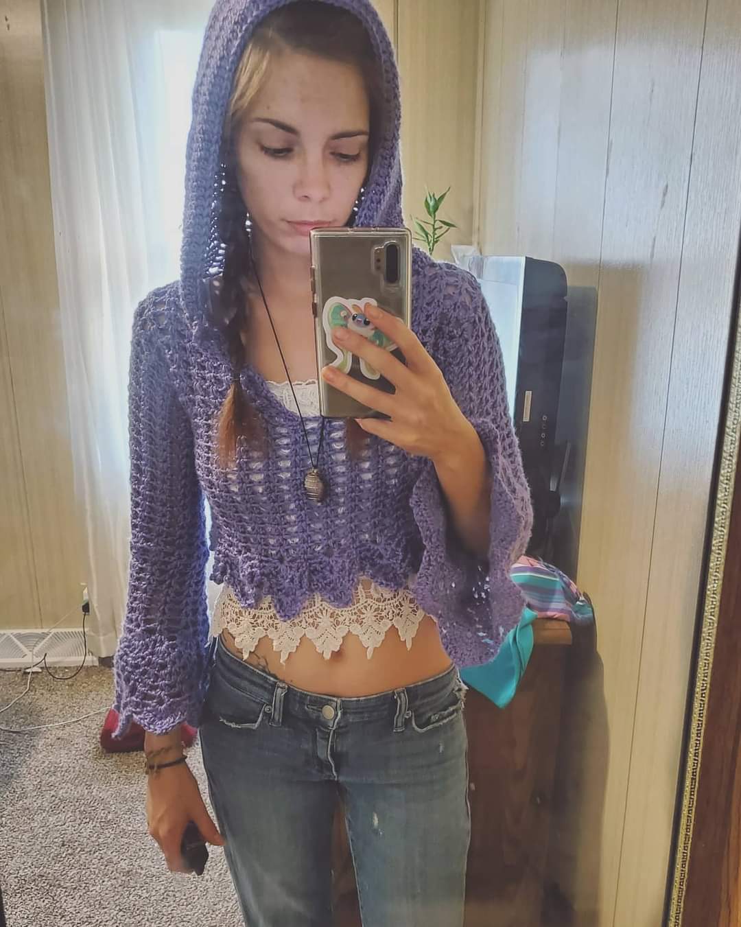 fairy queen cropped sweater