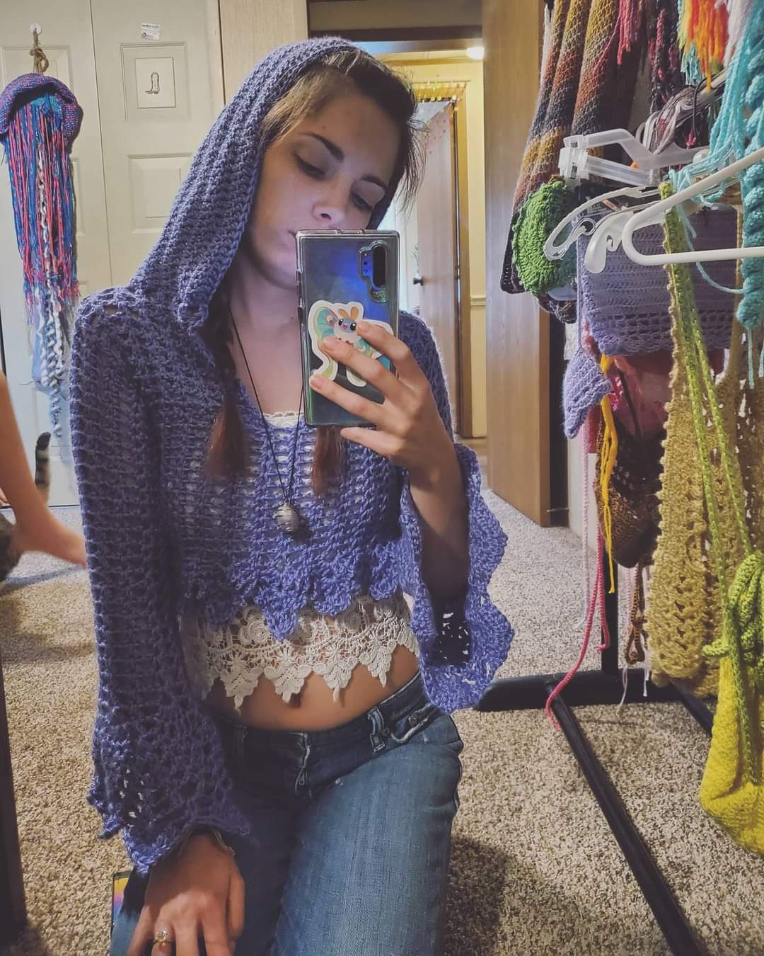 fairy queen cropped sweater