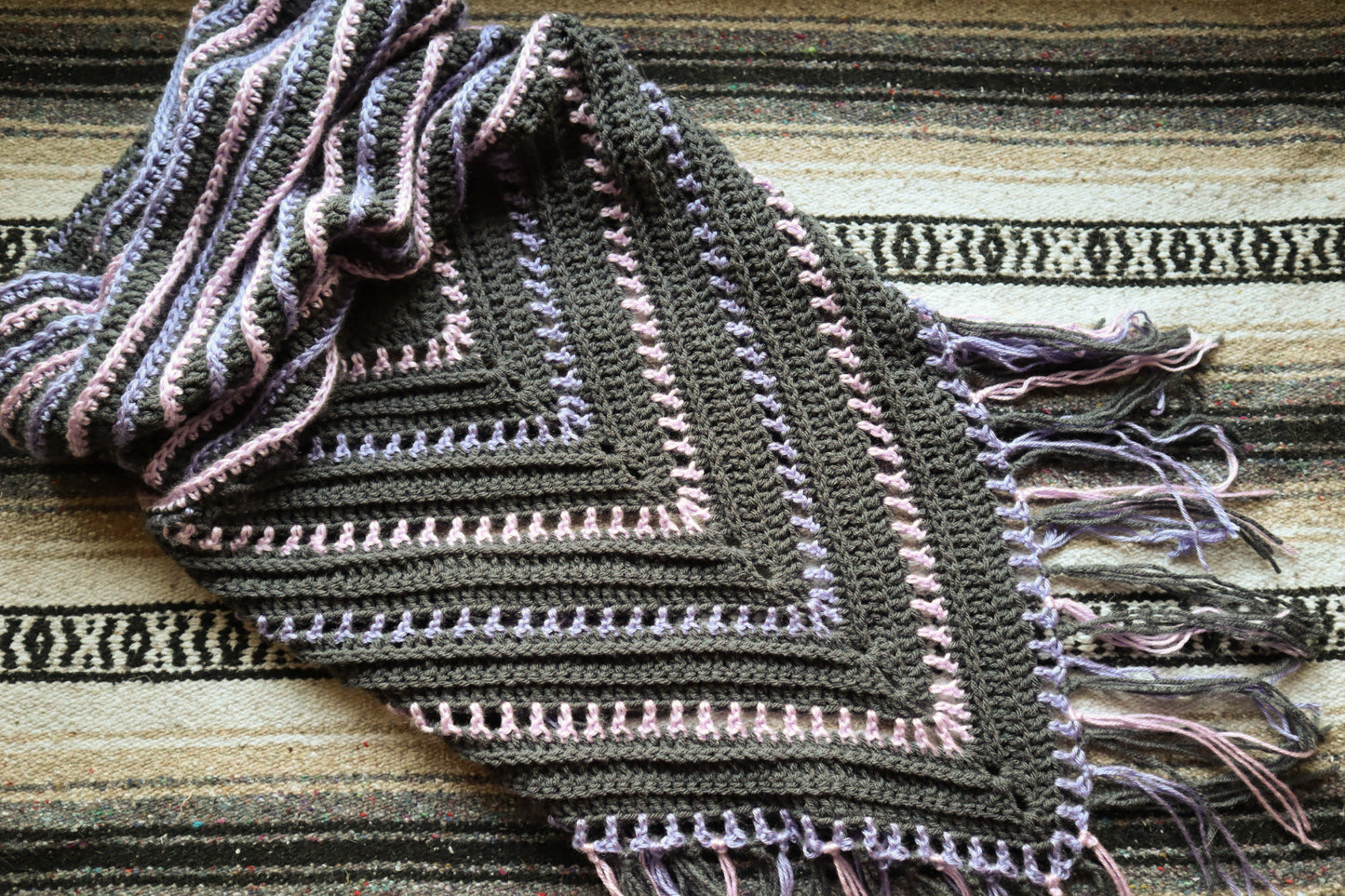 wild oleander hooded scarf