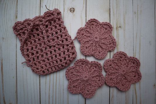 reusable cotton face scrubbies