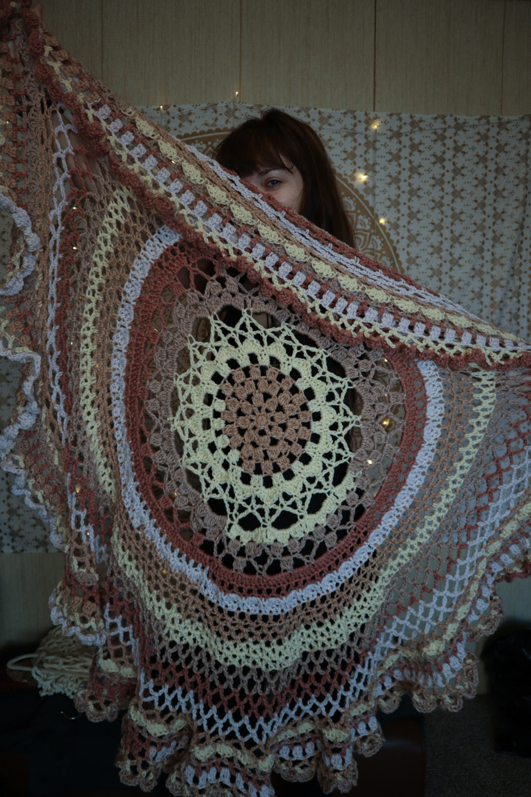 lotus mandala throw