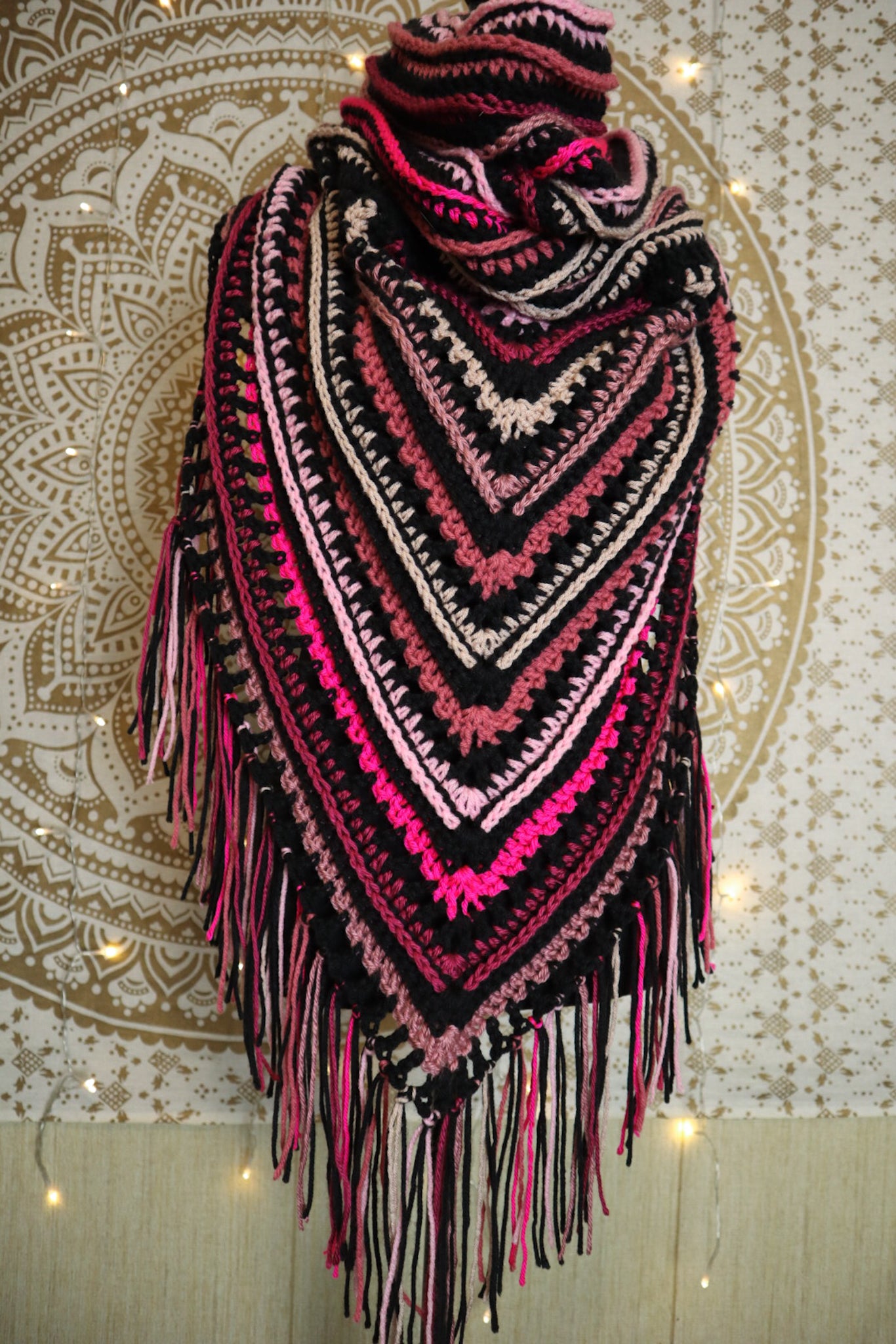 wild oleander hooded scarf