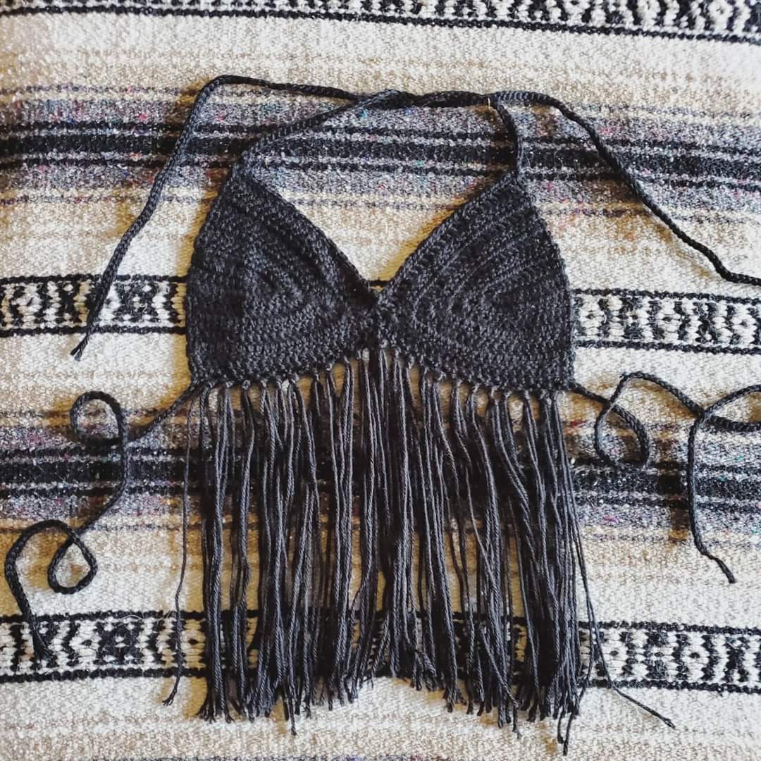 reversible fringe top